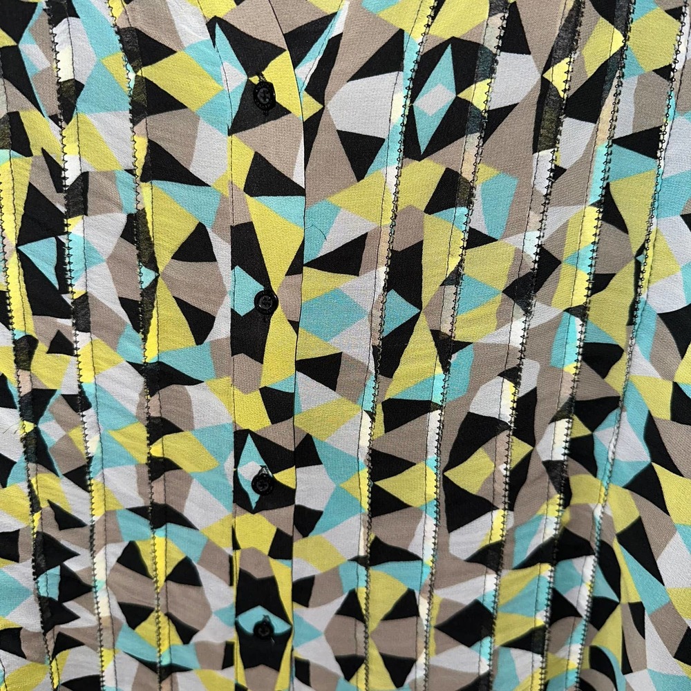 Calvin Klein Multicolor Geometric Pattern Loose F… - image 4